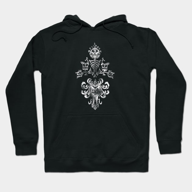 Haunted Mansion Wallpaper Ghouls Hoodie by The Dept. Of Citrus